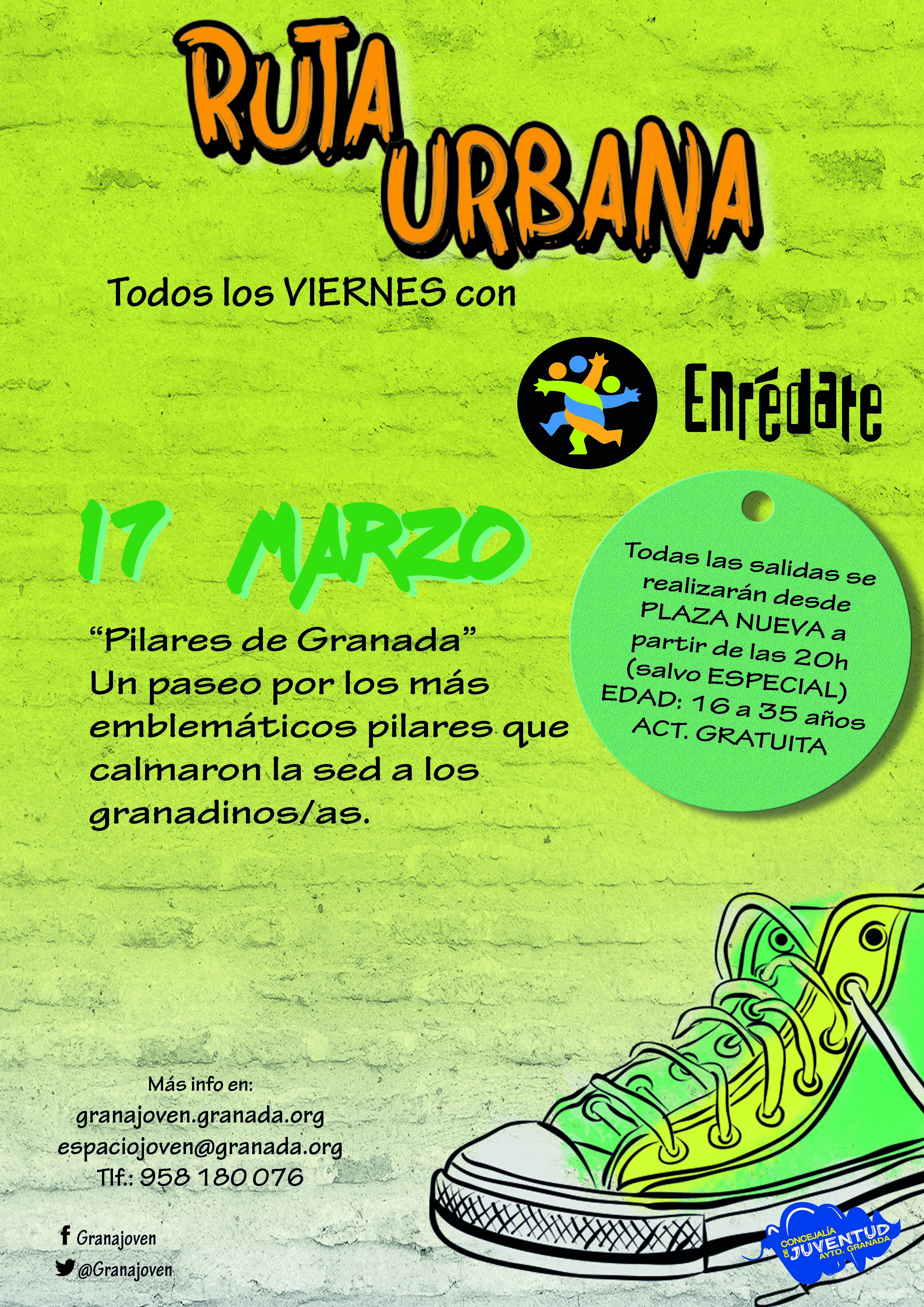 ENREDATE. Ruta Urbana: PILARES DE GRANADA